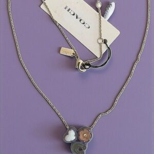Coach Rare Necklace with Charms. NWT